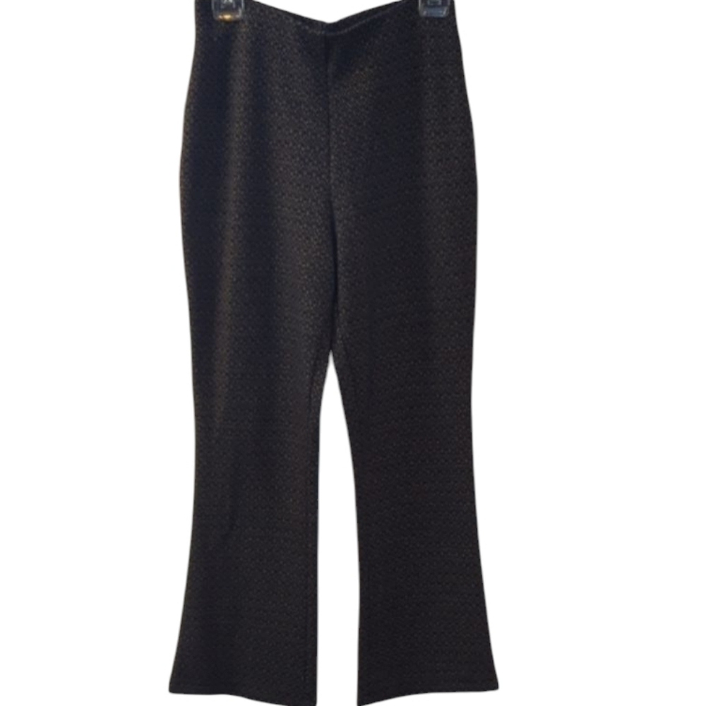 Navy And Gold, Jacquard Pull On Pants. Philosophy. Size Small